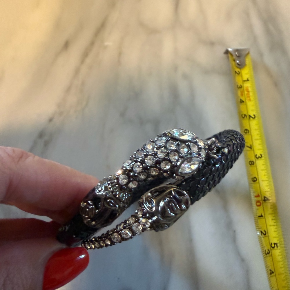 Black and Silver Snake Bracelet